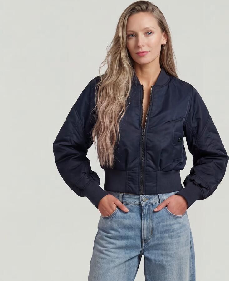 G-Star RAW Bomberjack Donkerblauw Dames - Foto 5