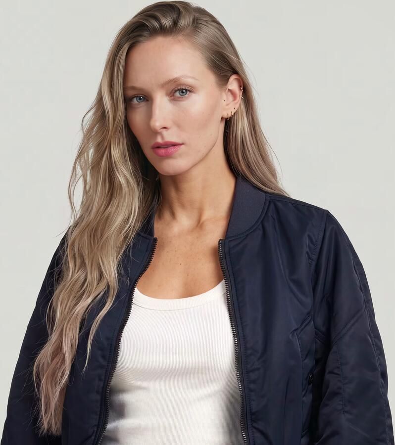 G-Star RAW Bomberjack Donkerblauw Dames - Foto 4