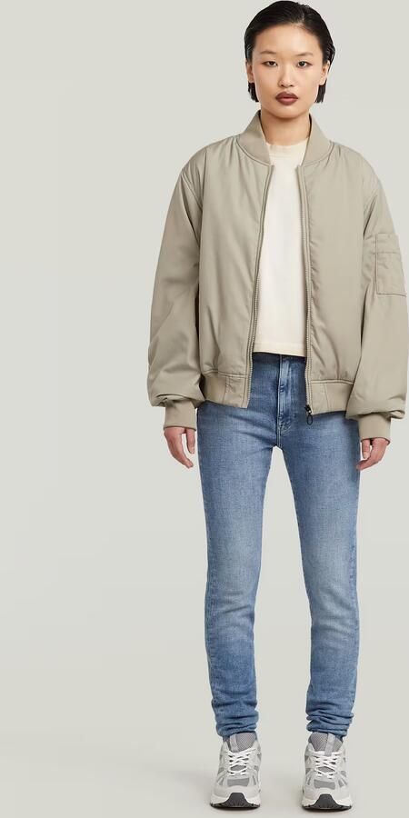 G-Star RAW Bomberjack Gewatteerd Beige Dames - Foto 6