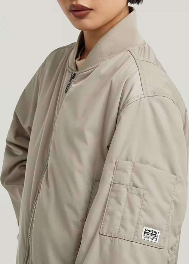 G-Star RAW Bomberjack Gewatteerd Beige Dames - Foto 2