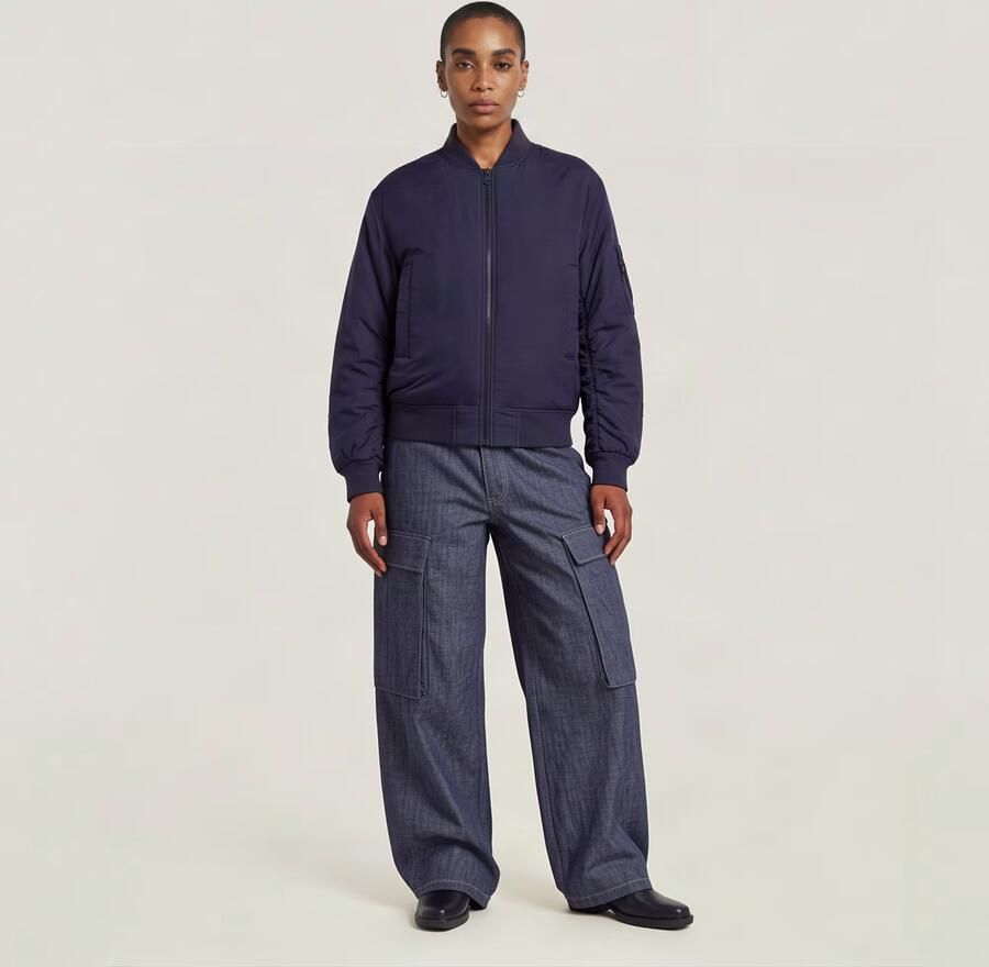 G-Star RAW Bomberjack Gewatteerd Donkerblauw Dames - Foto 4