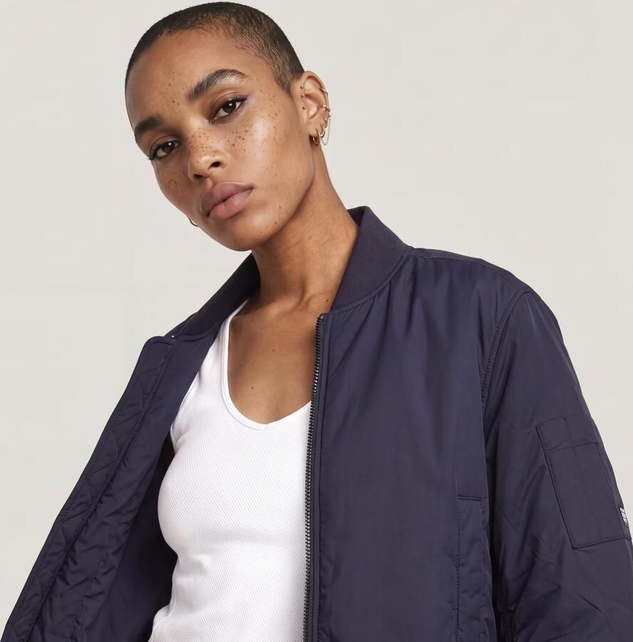 G-Star RAW Bomberjack Gewatteerd Donkerblauw Dames - Foto 3