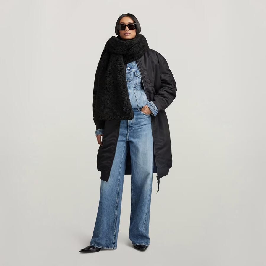 G-Star Lange Bomberjack voor Dames Black Dames