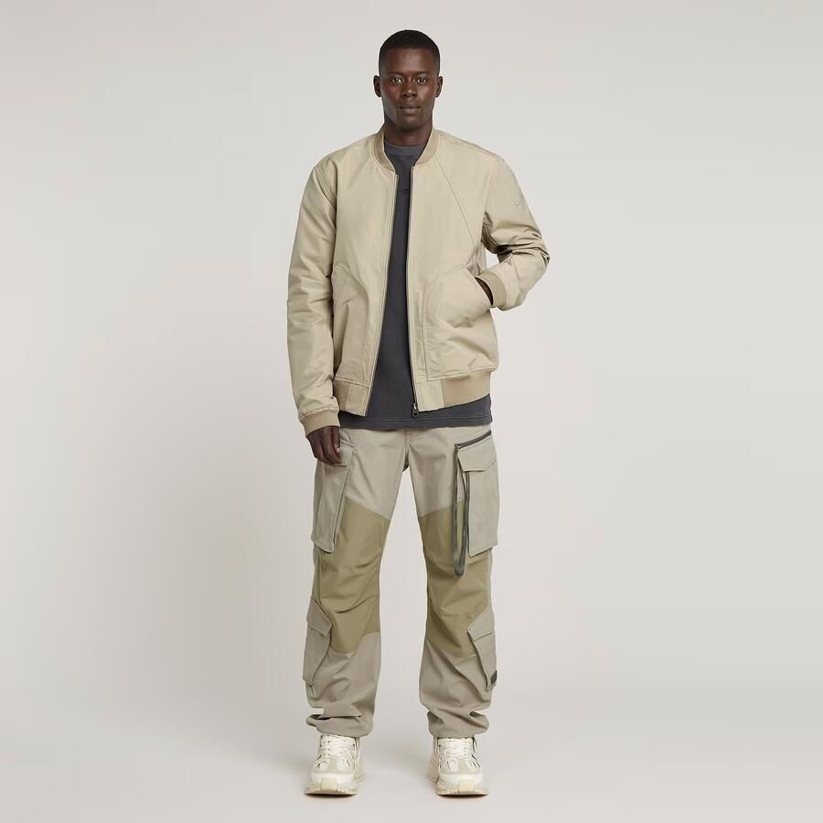 G-STAR RAW Heren Jassen Unpadded Bomber Jkt Beige - Foto 6