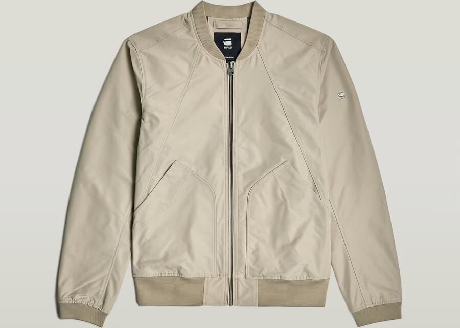 G-STAR RAW Heren Jassen Unpadded Bomber Jkt Beige - Foto 10