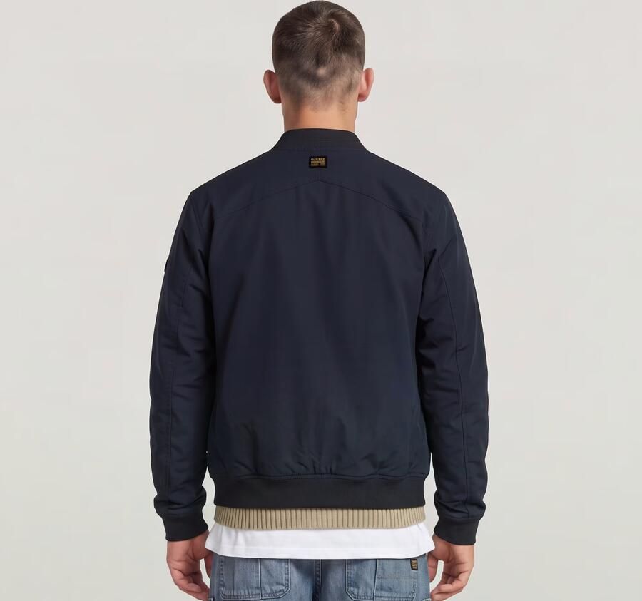 G-Star RAW Bomberjack Unpadded Donkerblauw Heren - Foto 5