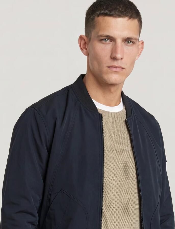 G-Star RAW Bomberjack Unpadded Donkerblauw Heren - Foto 6