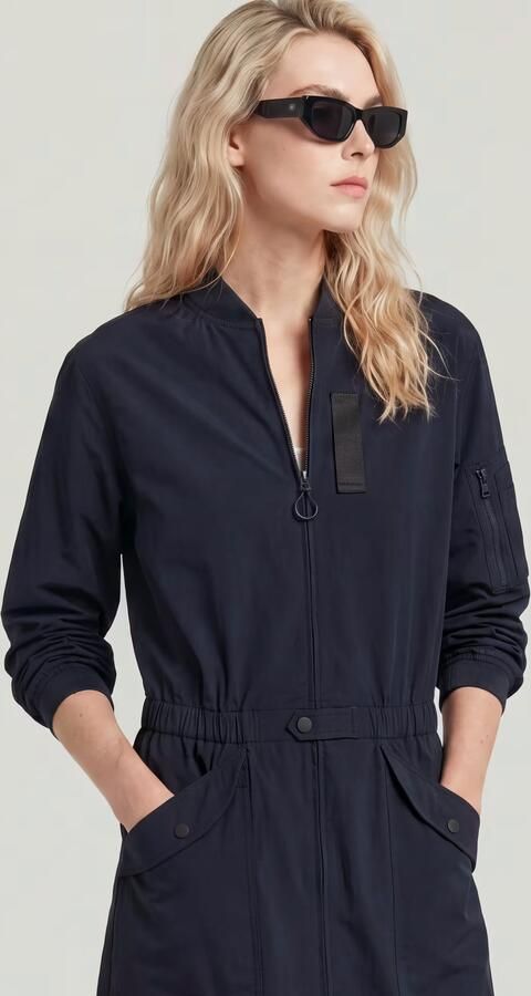 G-Star RAW Bomberjurk Donkerblauw Dames - Foto 5