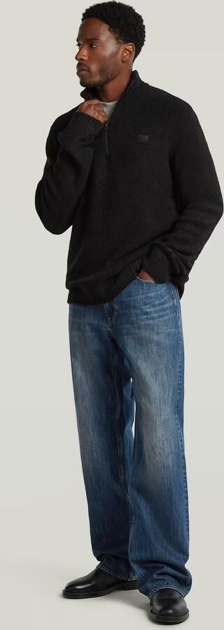 G-Star RAW Boucle Skipper Gebreide Trui Zwart Heren - Foto 6