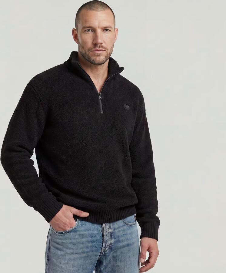 G-Star RAW Boucle Skipper Gebreide Trui Zwart Heren - Foto 3