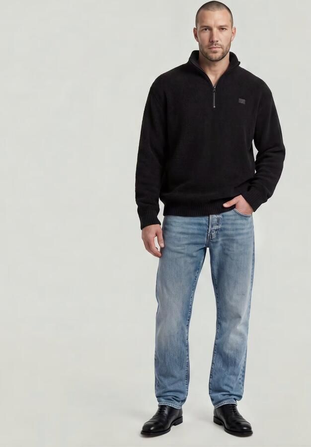 G-Star RAW Boucle Skipper Gebreide Trui Zwart Heren - Foto 6