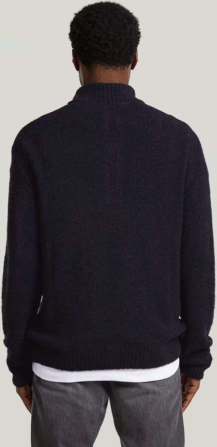 G-Star RAW Boucle Skipper Knit Donkerblauw Heren
