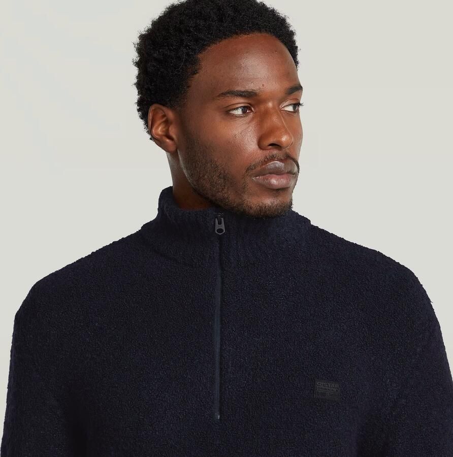 G-Star RAW Boucle Skipper Knit Donkerblauw Heren - Foto 3
