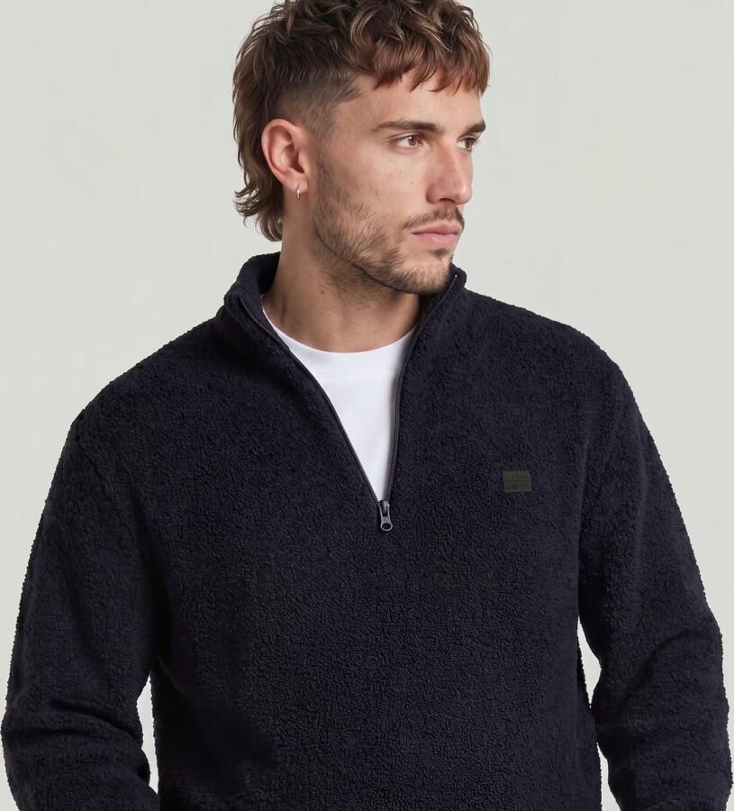G-Star RAW Boucle Skipper Knit Donkerblauw Heren - Foto 4
