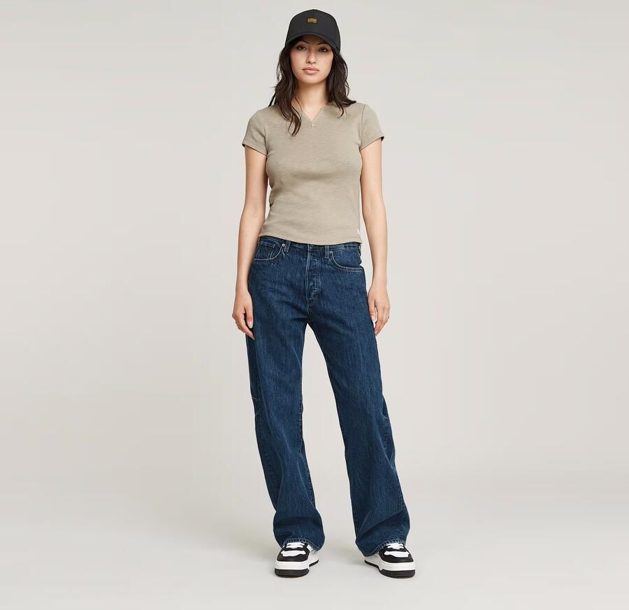 G-Star RAW Bowey 3D Boyfriend Jeans Donkerblauw Dames - Foto 3