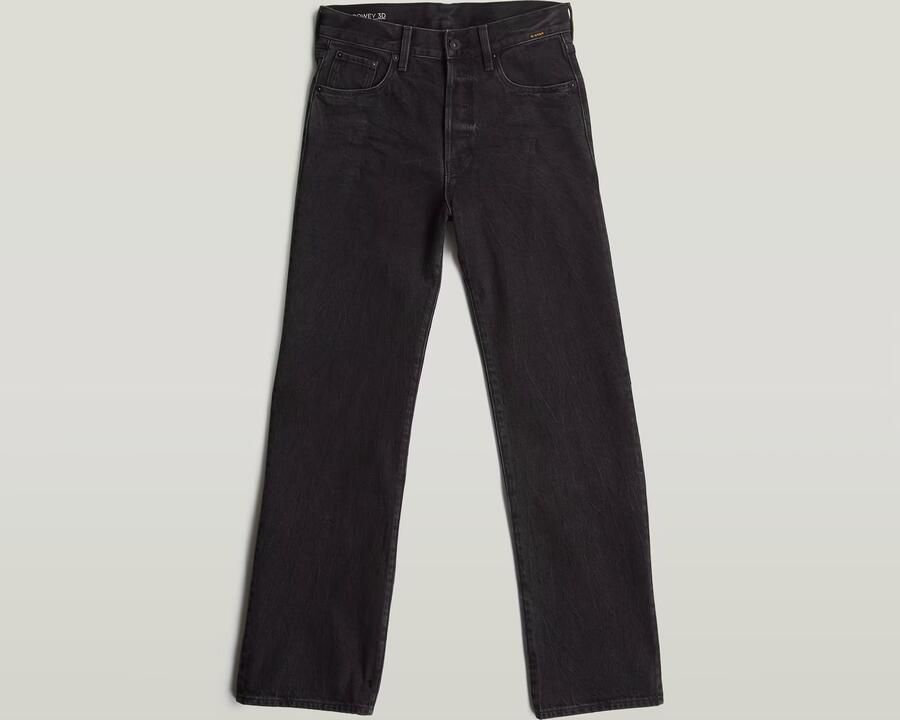 G-Star Raw Straight Jeans D25372-D772 BOWEY 3D-G756 WORN IN BLACK OBSIDIAN - Foto 2