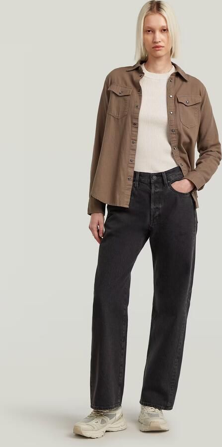 G-Star Raw Straight Jeans D25372-D772 BOWEY 3D-G756 WORN IN BLACK OBSIDIAN - Foto 3