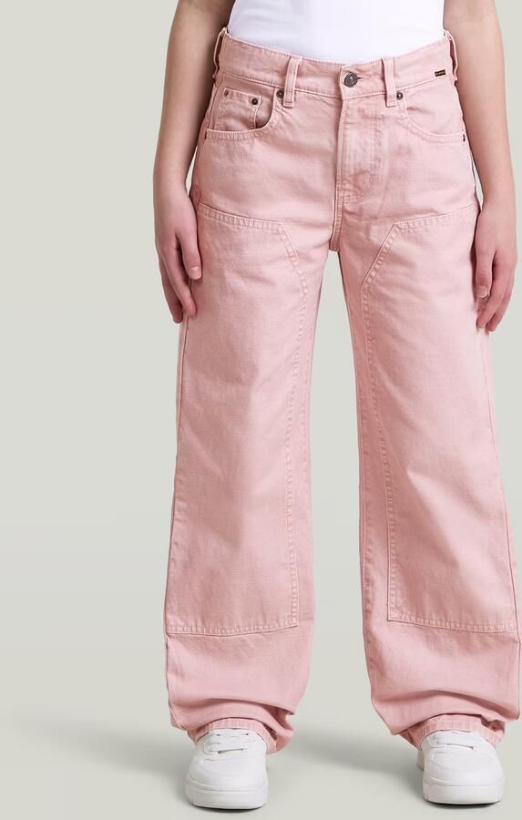 G-Star RAW Bowey 3D Carpenter Loose Broek voor meisjes Roze meisjes