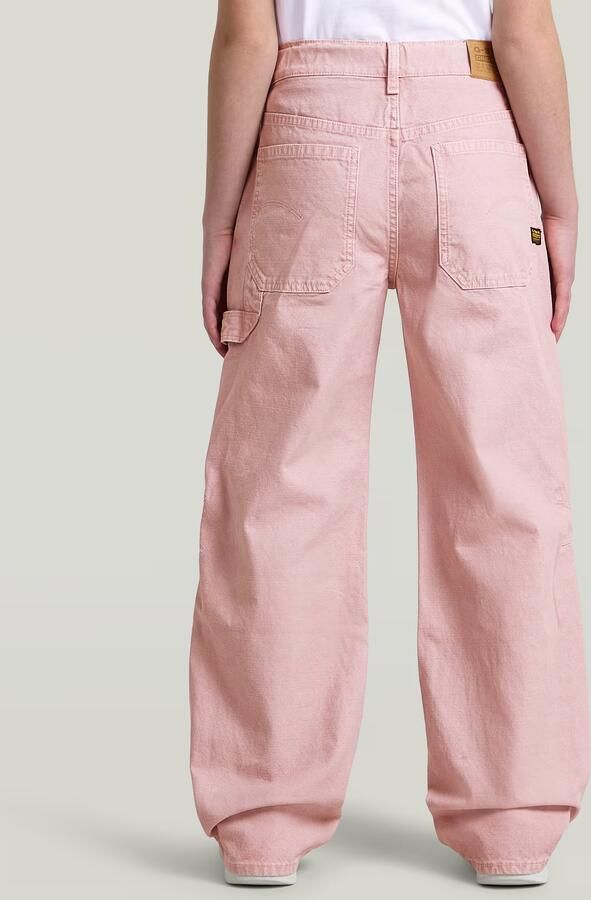 G-Star RAW Bowey 3D Carpenter Loose Broek voor meisjes Roze meisjes - Foto 4