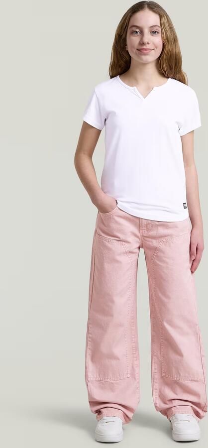 G-Star RAW Bowey 3D Carpenter Loose Broek voor meisjes Roze meisjes - Foto 6