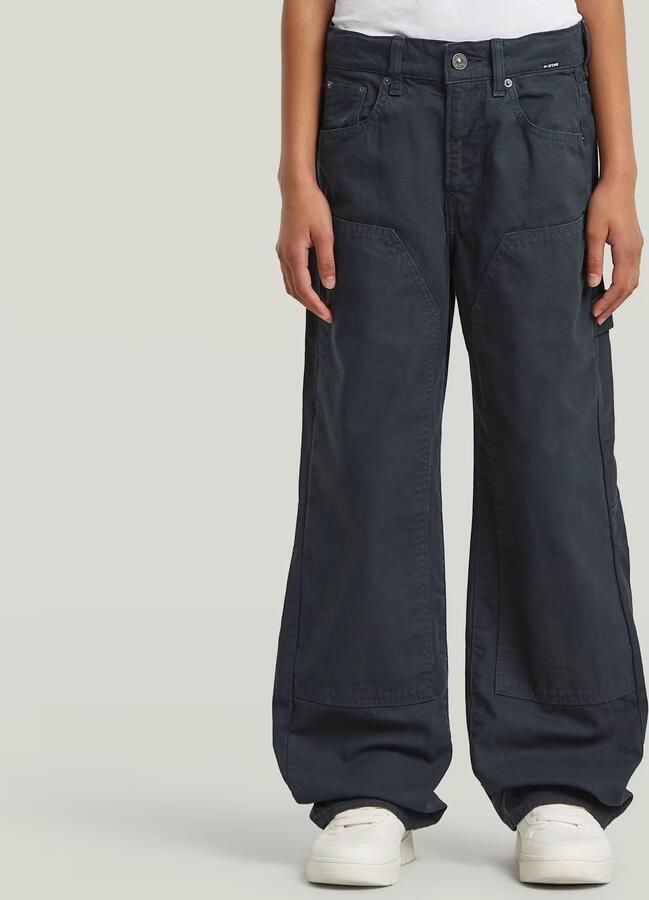 G-Star RAW Bowey 3D Carpenter Loose jeans voor meisjes Donkerblauw meisjes - Foto 3