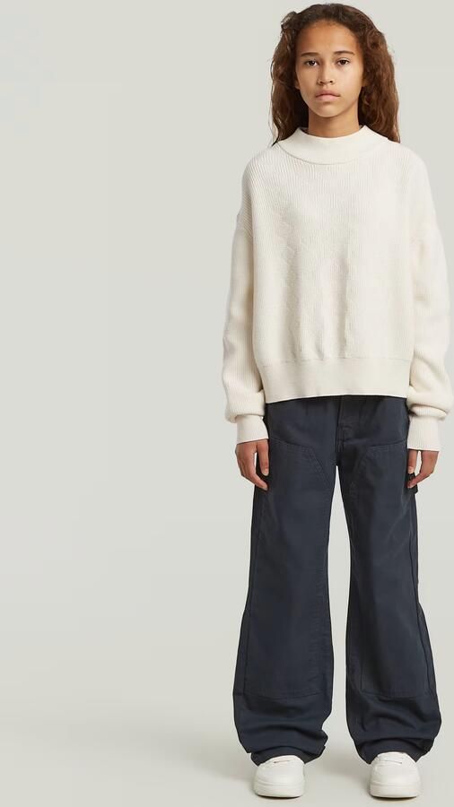 G-Star RAW Bowey 3D Carpenter Loose jeans voor meisjes Donkerblauw meisjes - Foto 7