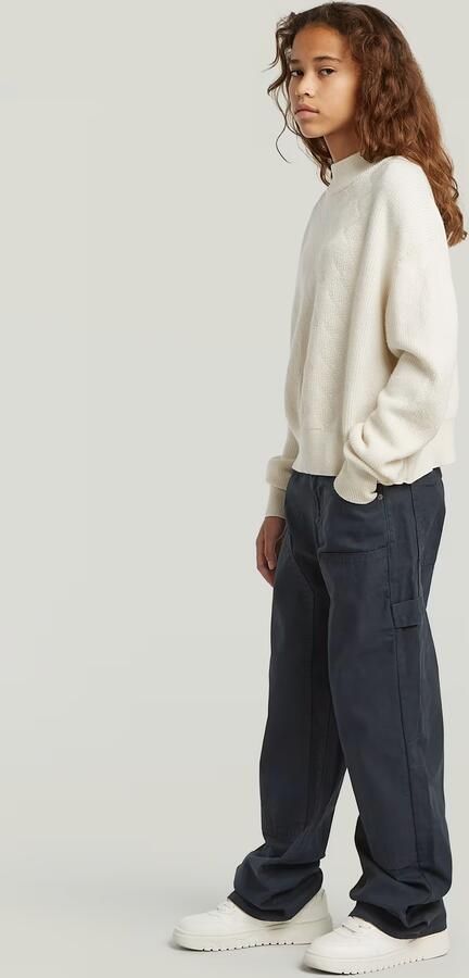 G-Star RAW Bowey 3D Carpenter Loose jeans voor meisjes Donkerblauw meisjes - Foto 8