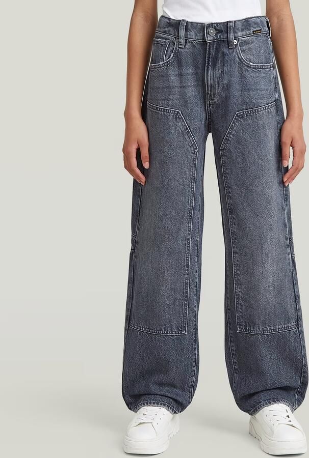 G-Star RAW Bowey 3D Carpenter Loose jeans voor meisjes Donkerblauw meisjes