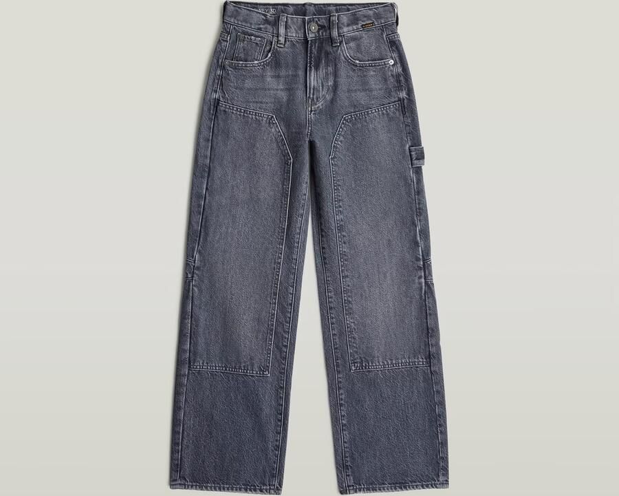 G-Star RAW Bowey 3D Carpenter Loose jeans voor meisjes Donkerblauw meisjes - Foto 2