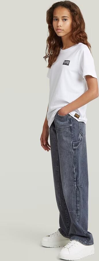 G-Star RAW Bowey 3D Carpenter Loose jeans voor meisjes Donkerblauw meisjes - Foto 5