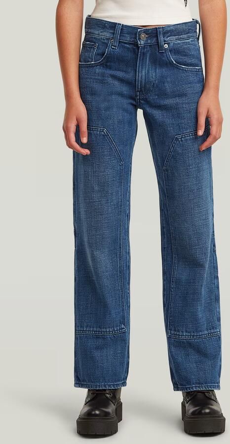 G-Star RAW Bowey 3D Carpenter Loose jeans voor meisjes Midden blauw meisjes