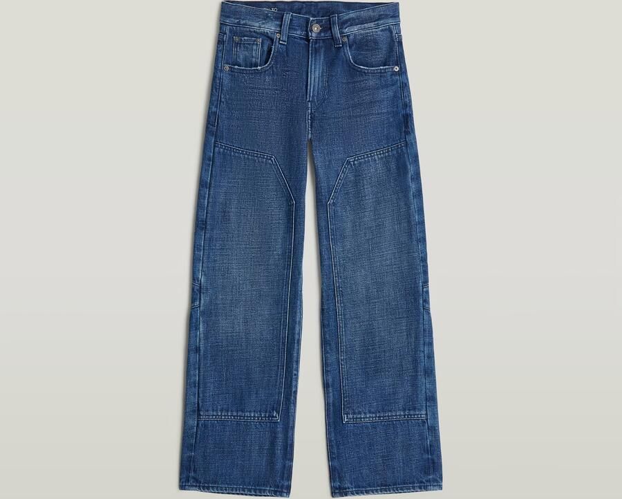 G-Star RAW Bowey 3D Carpenter Loose jeans voor meisjes Midden blauw meisjes - Foto 4