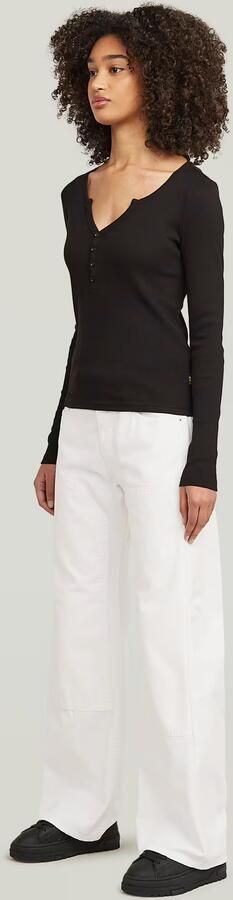 G-Star RAW Bowey 3D Carpenter Loose Jeans Wit Dames - Foto 5