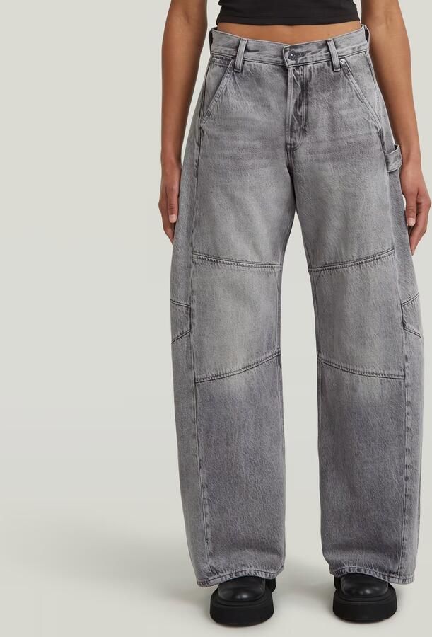 G-Star RAW Bowey Extreme Carpenter Loose Jeans Grijs Dames - Foto 7