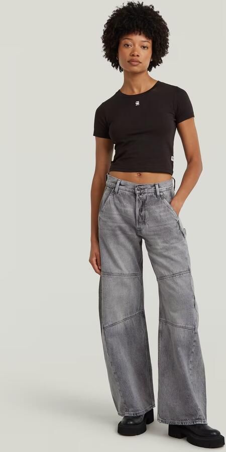 G-Star RAW Bowey Extreme Carpenter Loose Jeans Grijs Dames - Foto 6