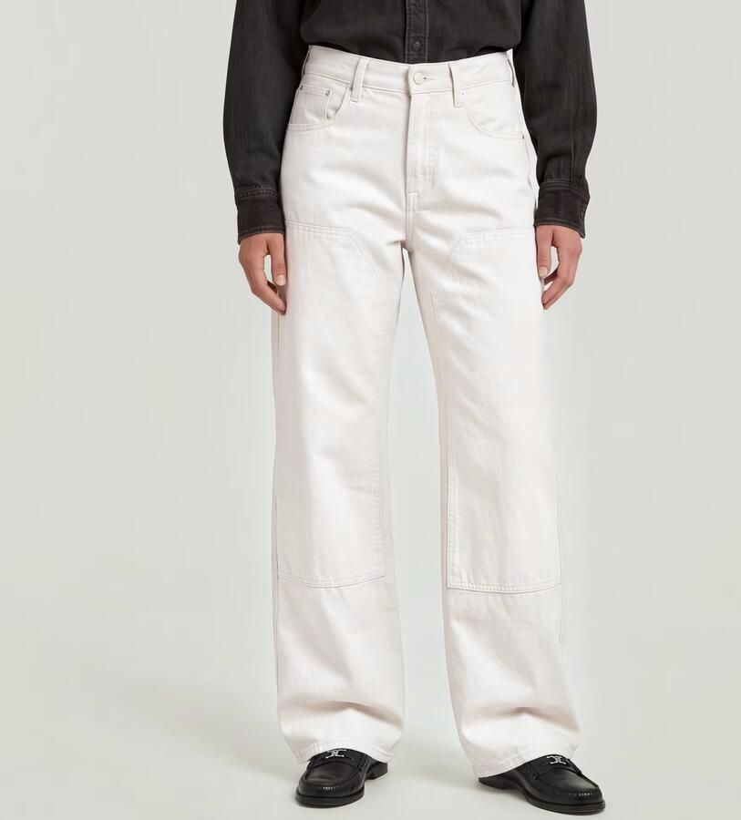 G-Star RAW Bowey Barrel Carpenter Jeans Wit Dames - Foto 4