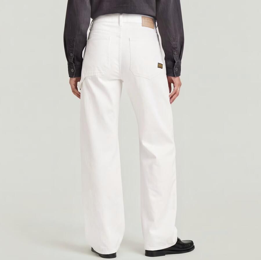 G-Star RAW Bowey Barrel Carpenter Jeans Wit Dames - Foto 3
