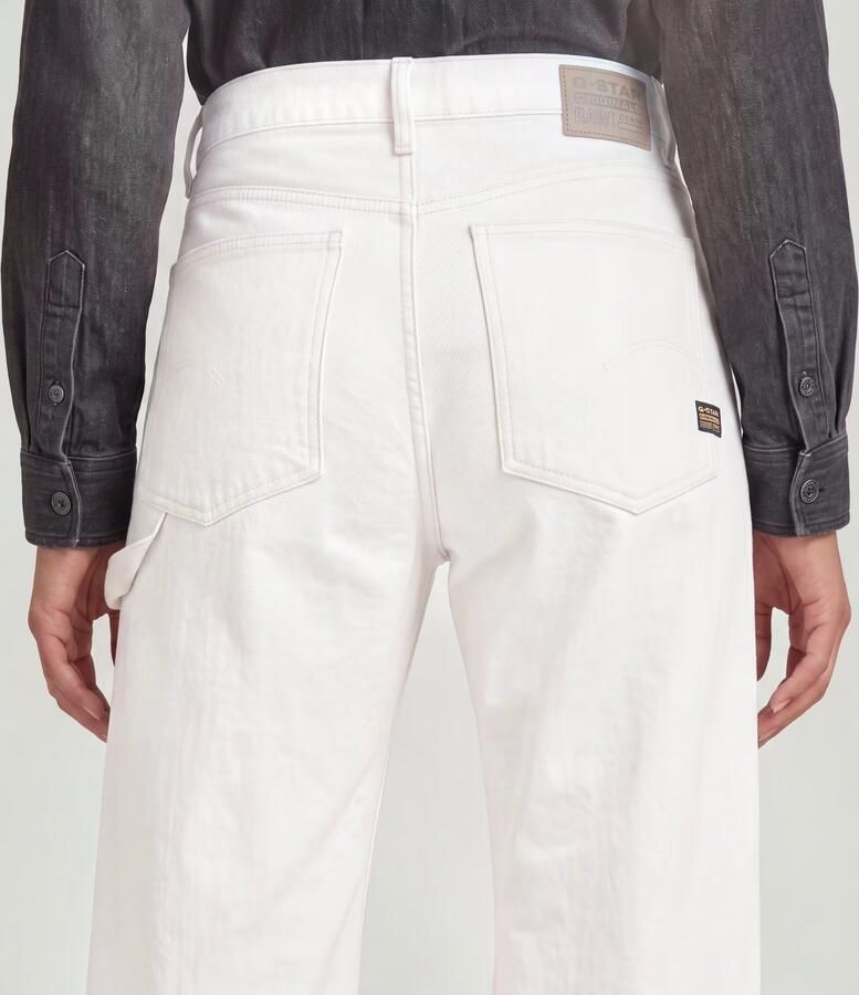 G-Star RAW Bowey Barrel Carpenter Jeans Wit Dames - Foto 5