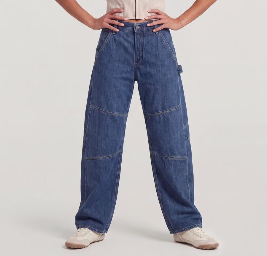 G-Star RAW Bowey Barrel Extreme Loose Jeans Donkerblauw Dames - Foto 4
