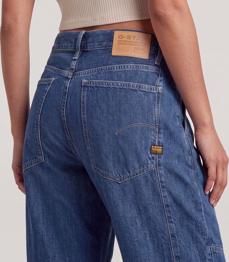 G-Star RAW Bowey Barrel Extreme Loose Jeans Donkerblauw Dames - Foto 6
