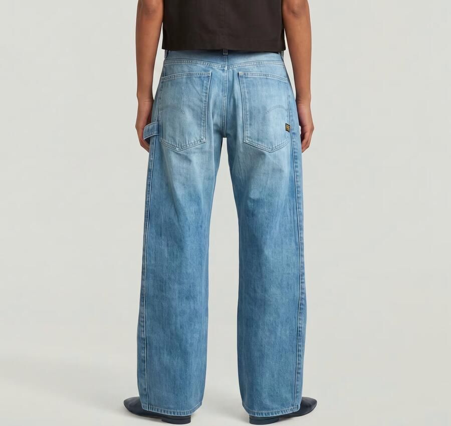 G-Star RAW Bowey Barrel Extreme Loose Jeans Midden blauw Dames - Foto 5