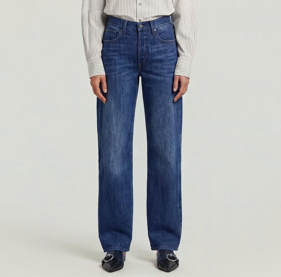 G-Star RAW Bowey Barrel Jeans Donkerblauw Dames - Foto 5