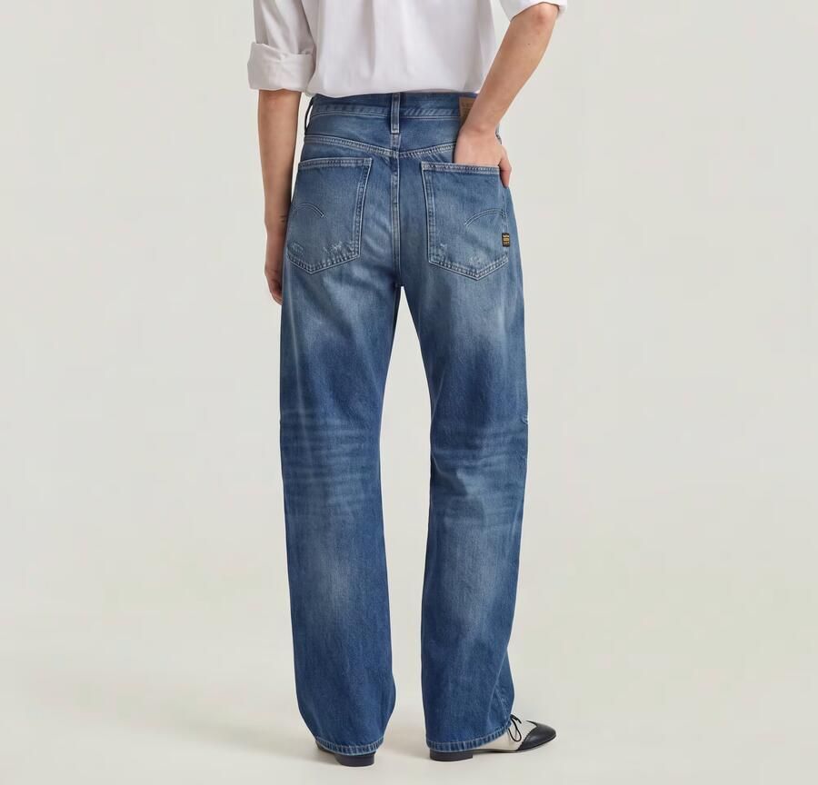 G-Star RAW Bowey Barrel Jeans Midden blauw Dames - Foto 4