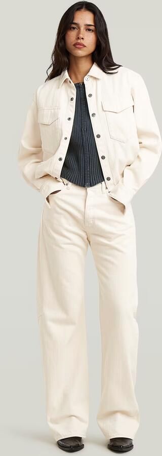 G-Star RAW Bowey Barrel Jeans Wit Dames - Foto 7