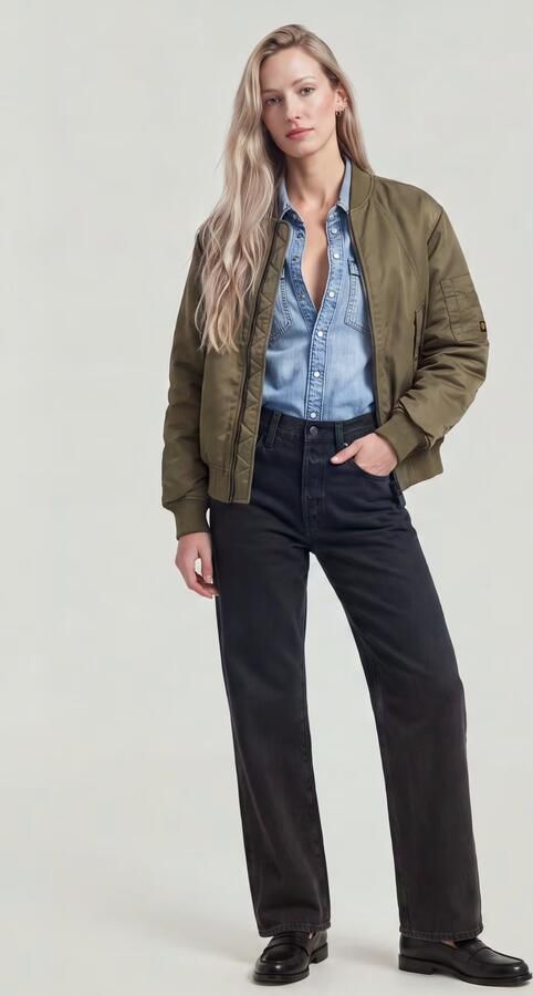 G-Star Raw Straight Jeans D25372-D772 BOWEY 3D-G756 WORN IN BLACK OBSIDIAN - Foto 10