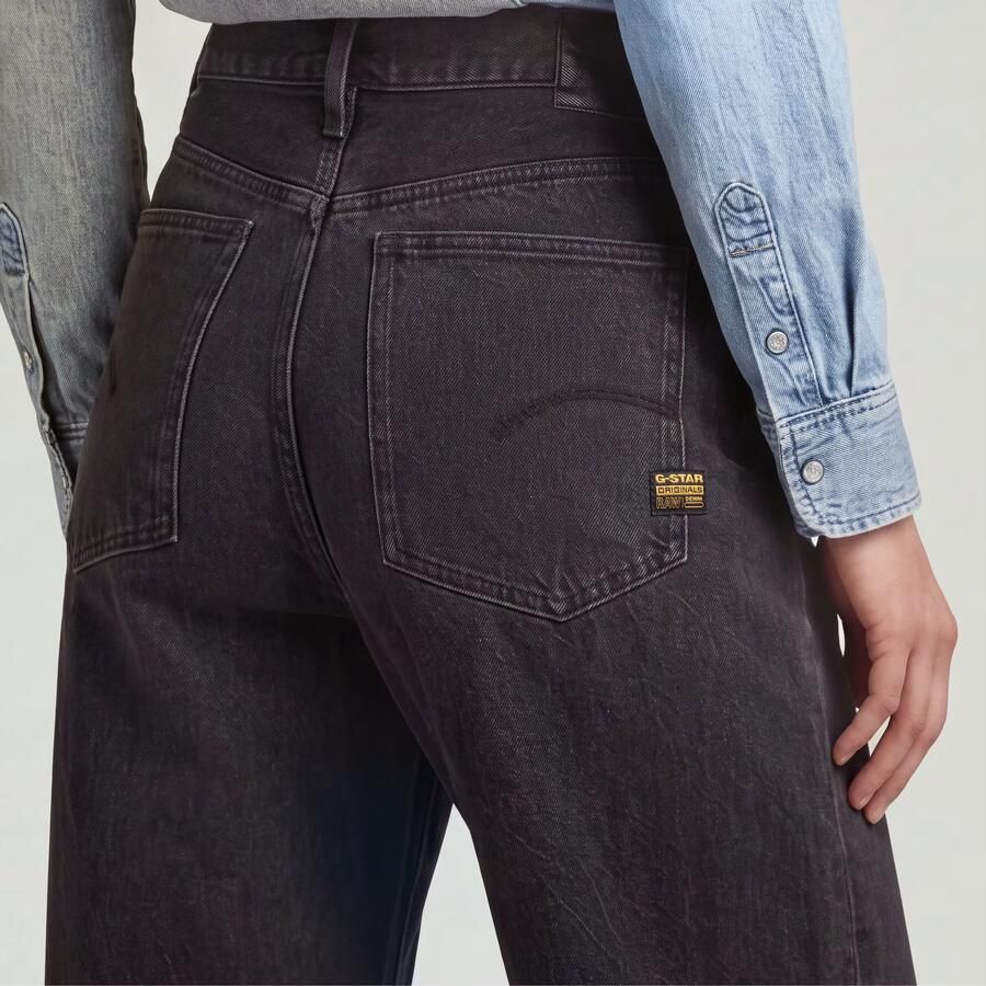 G-Star Raw Straight Jeans D25372-D772 BOWEY 3D-G756 WORN IN BLACK OBSIDIAN - Foto 3