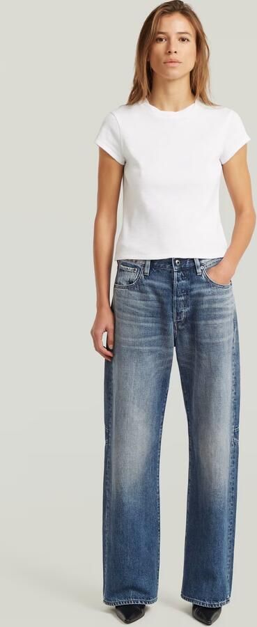G-Star RAW Bowey Barrel Jeans Donkerblauw Dames - Foto 6