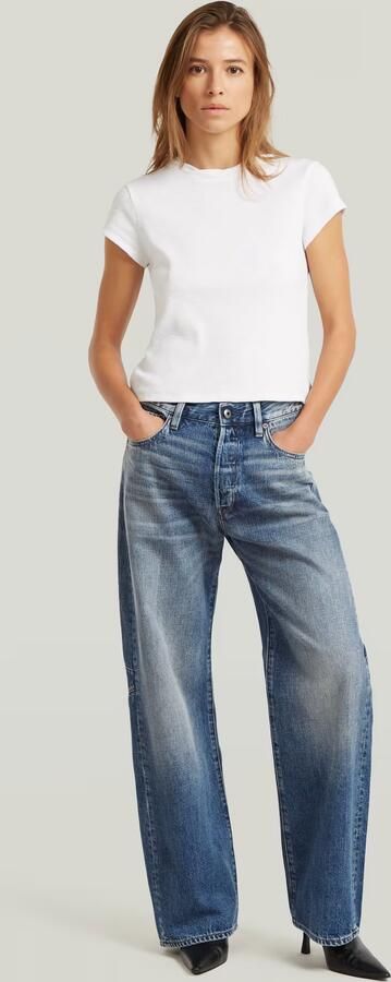 G-Star RAW Bowey Barrel Jeans Donkerblauw Dames - Foto 7
