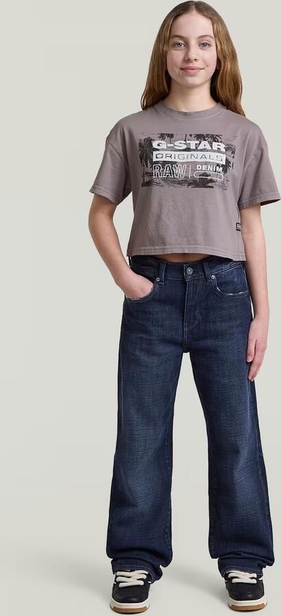 G-Star RAW Bowey Boyfriend Jeans voor meisjes Midden blauw meisjes - Foto 6