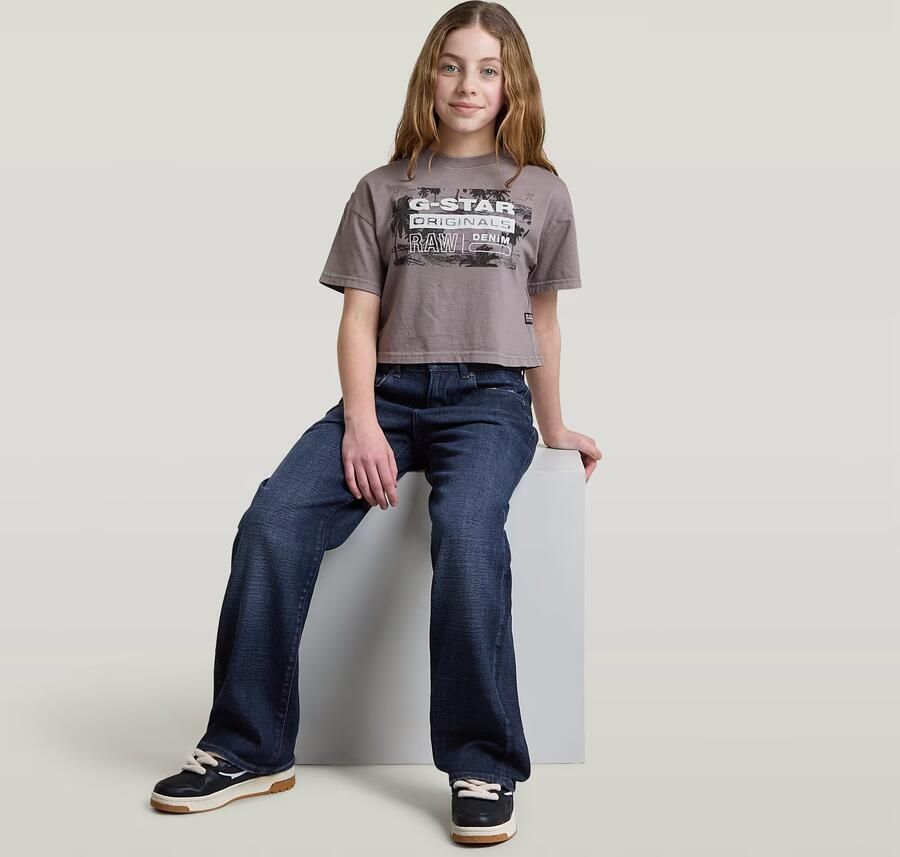 G-Star RAW Bowey Boyfriend Jeans voor meisjes Midden blauw meisjes - Foto 3